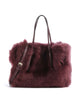 Abro Shearling Noelle Handtas bordeaux