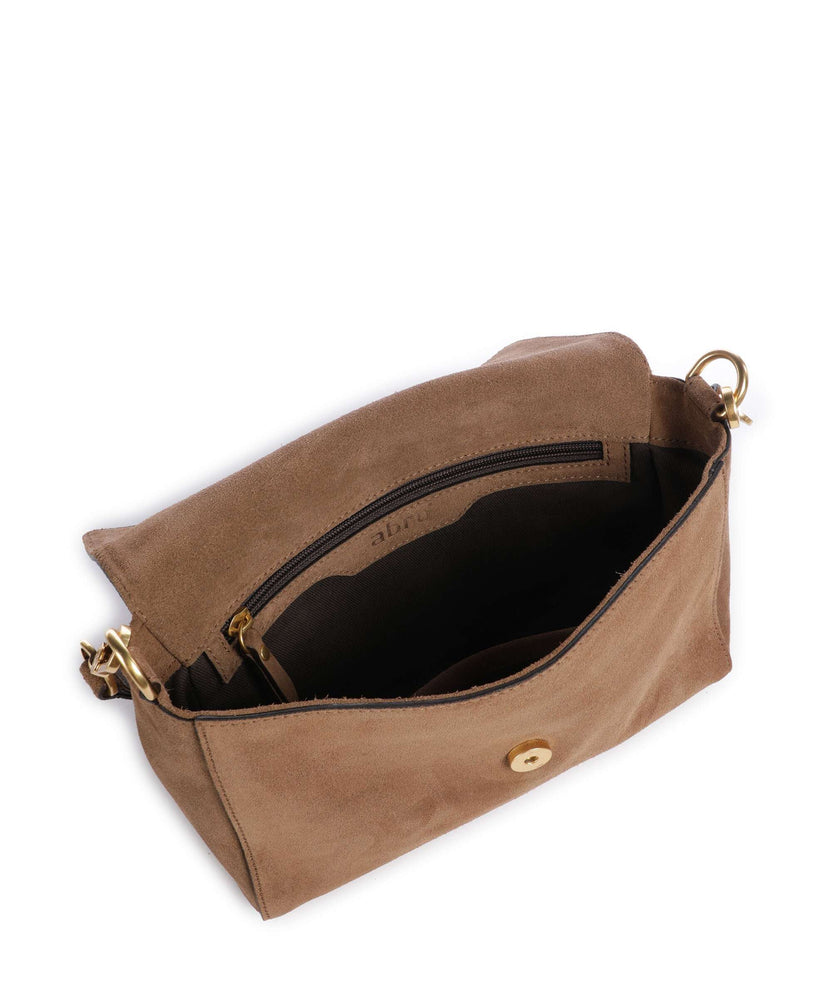 Abro Suede Temi Shoulder bag camel