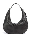 Abro Piuma Nana Small Hobo tas dark brown