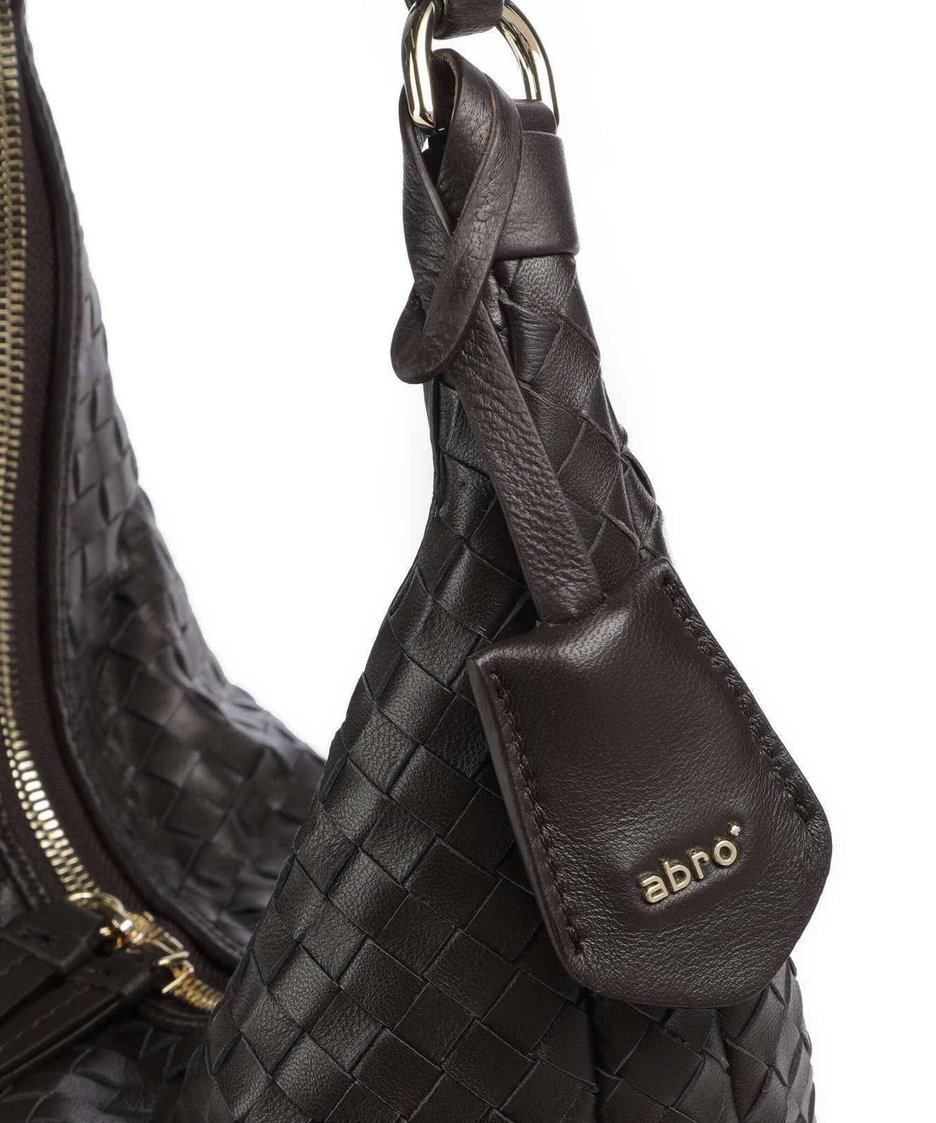 Abro Piuma Nana Small Hobo bag dark brown