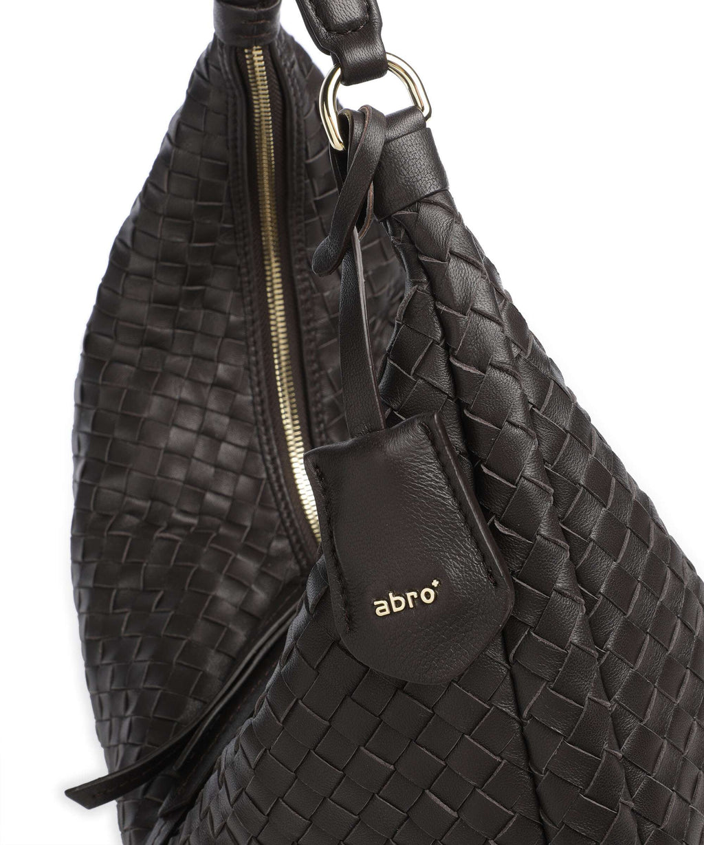 Abro Piuma Nana Hobo bag dark brown