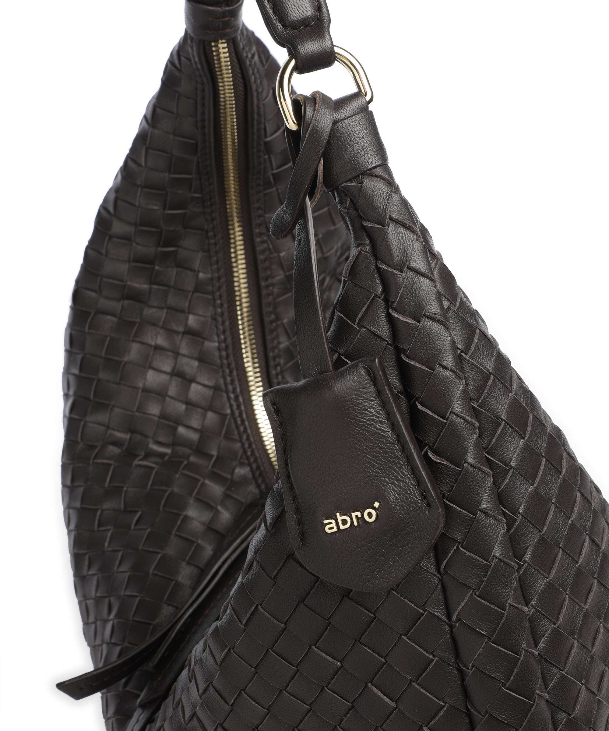 Abro Piuma Nana Hobo bag dark brown