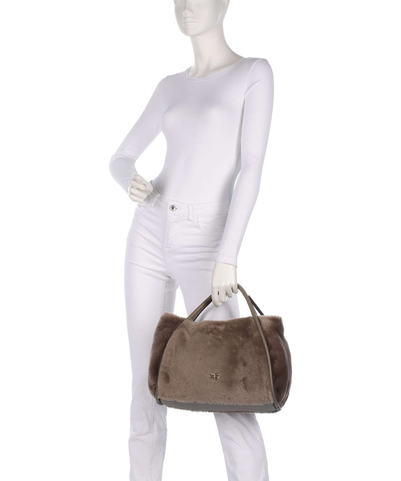 Abro Shearling Willow Handbag tope