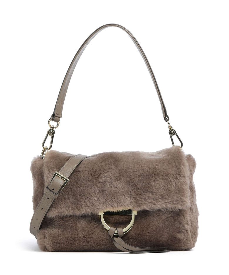 Abro Shearling Temi Shoulder bag tope