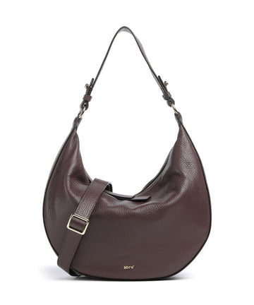 Abro Adria Lulu Small Hobo tas burgundy