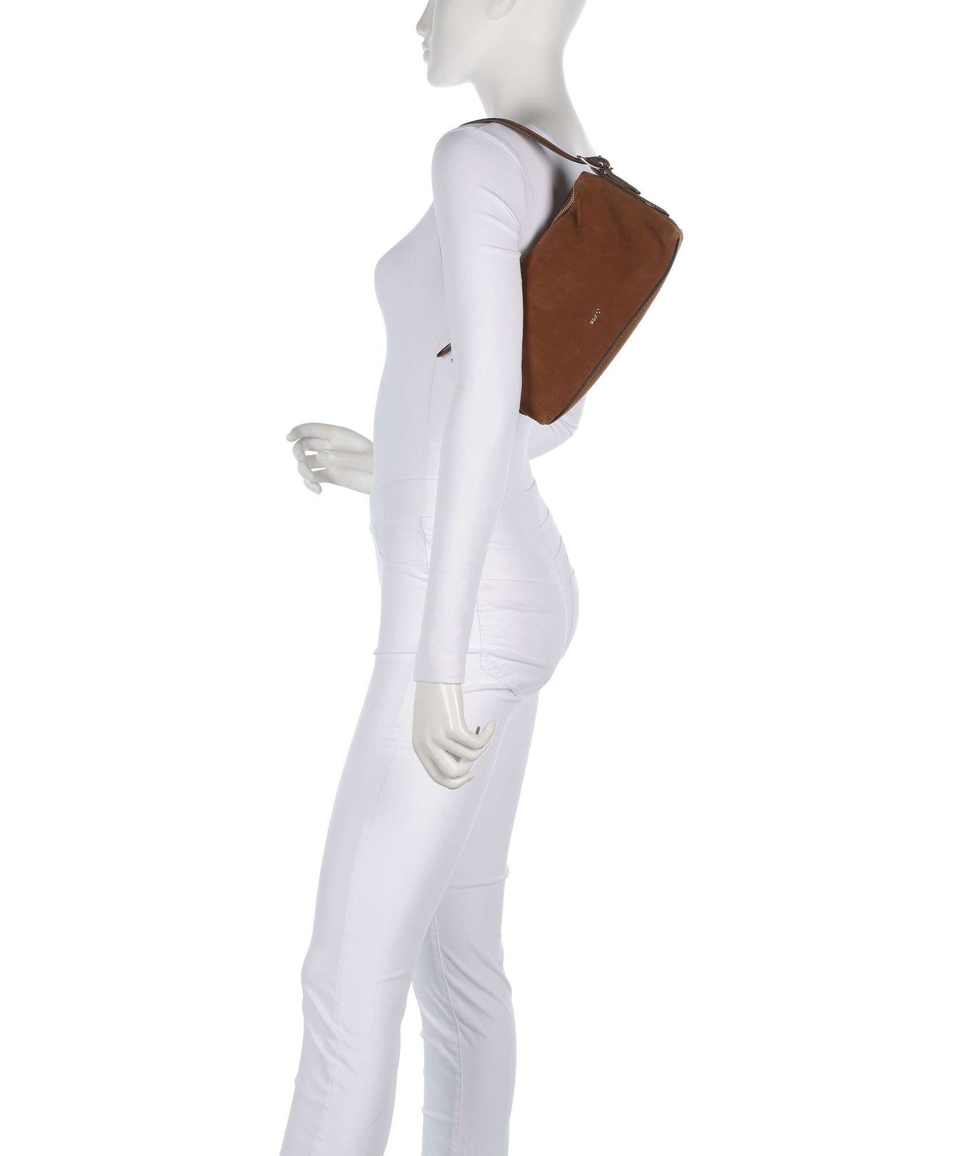 Abro Suede Carina Shoulder bag cuoio