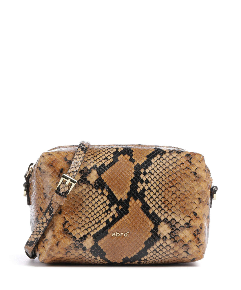 Abro Pitone tex Crossbody bag cuoio