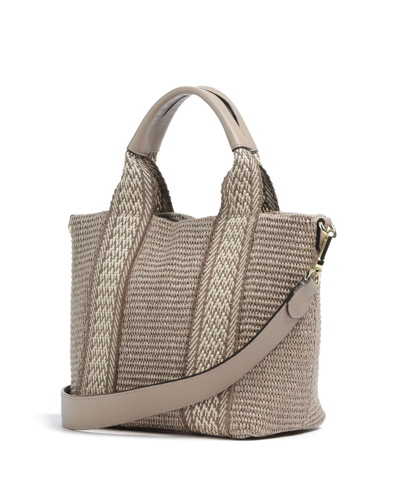 Abro Raffia Kaia Handbag siena