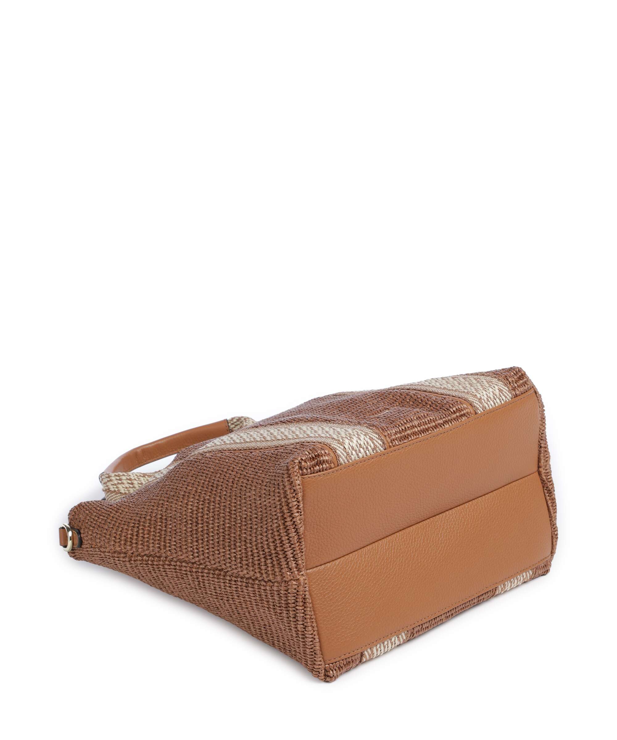 Abro Raffia Kaia Handbag caramel/cognac