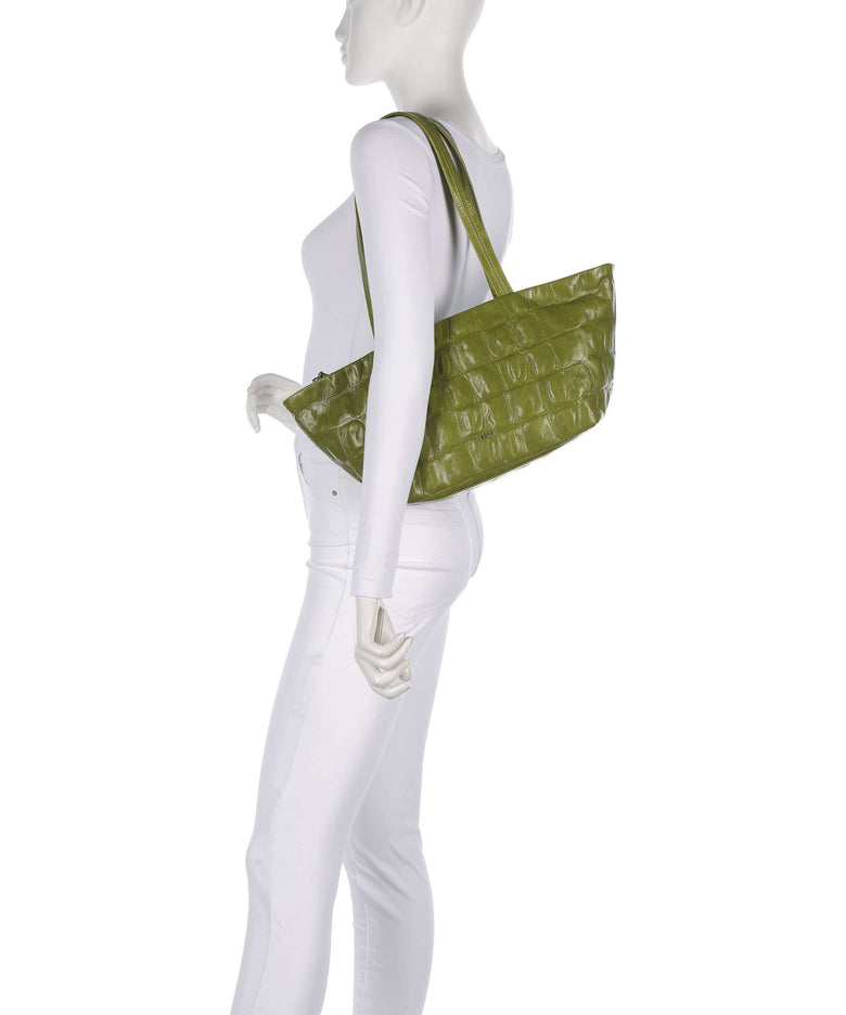 Abro Maxi Cocco Alba Shoulder bag lime