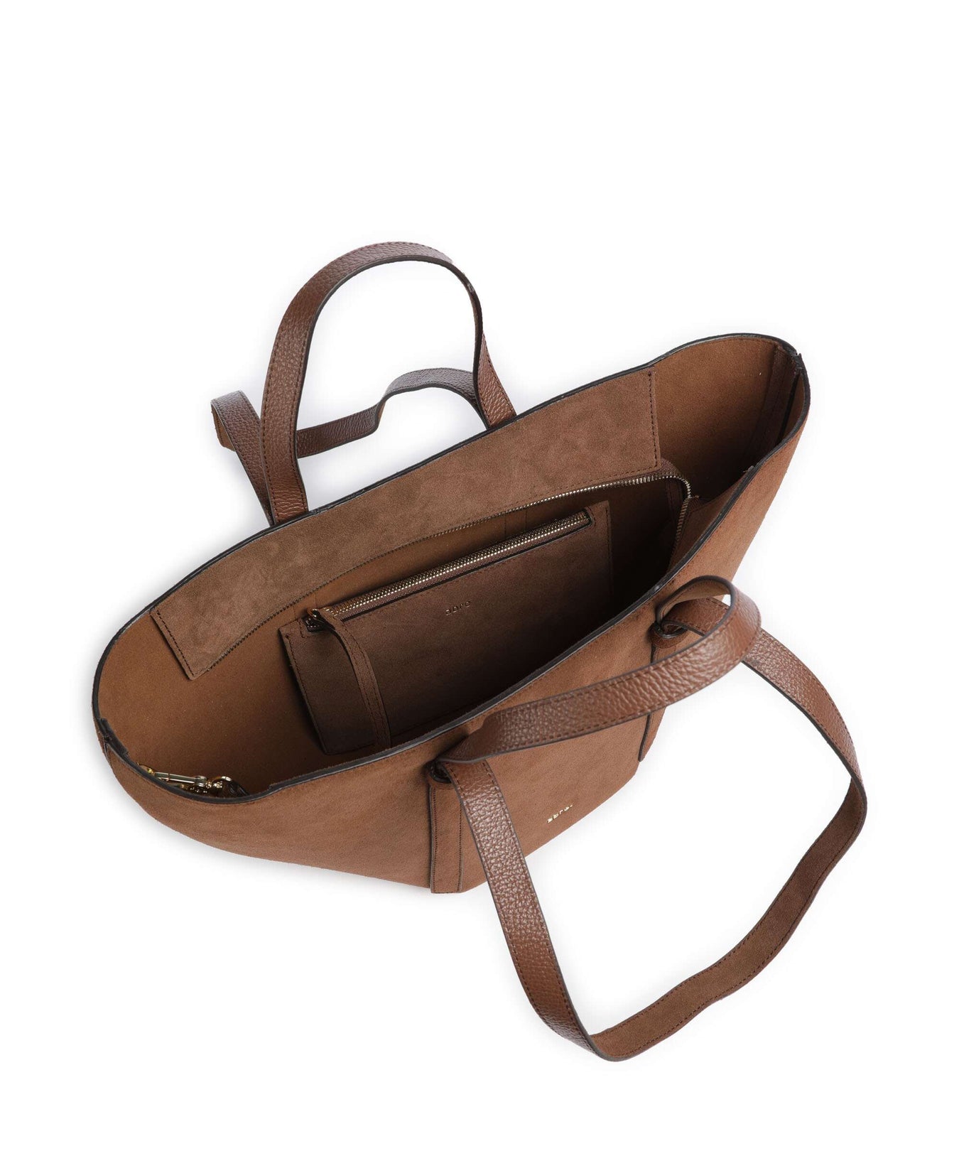 Abro Suede Cosmo Medium Tote bag wood