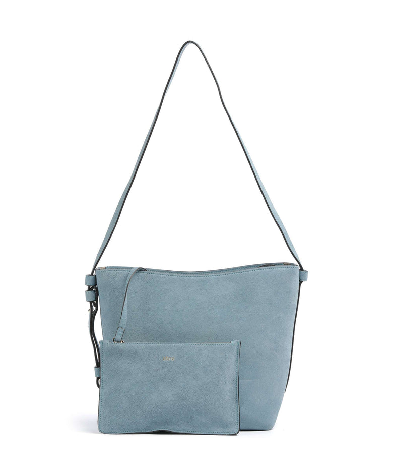Abro Suede Cosmo Crossbody bag sapphire