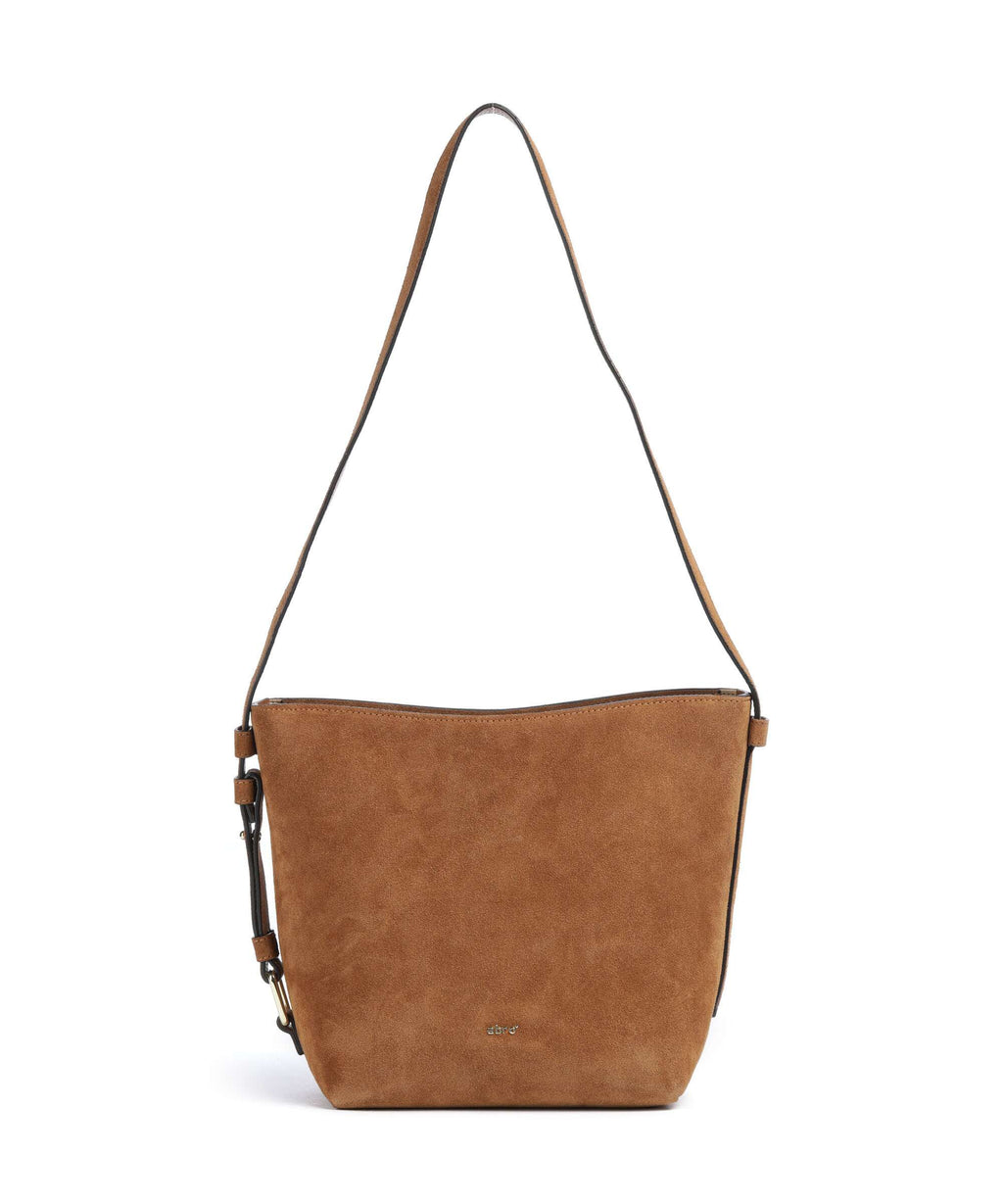 Abro Suede Cosmo Crossbody bag cuoio