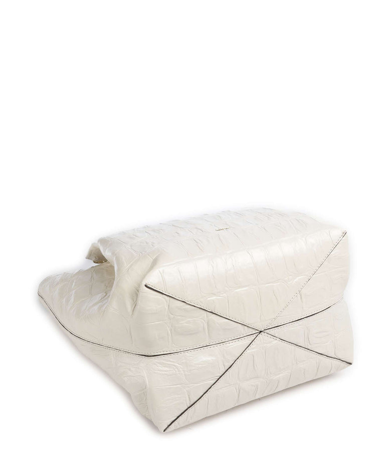 Abro Maxi Cocco Essential Medium Handbag milk