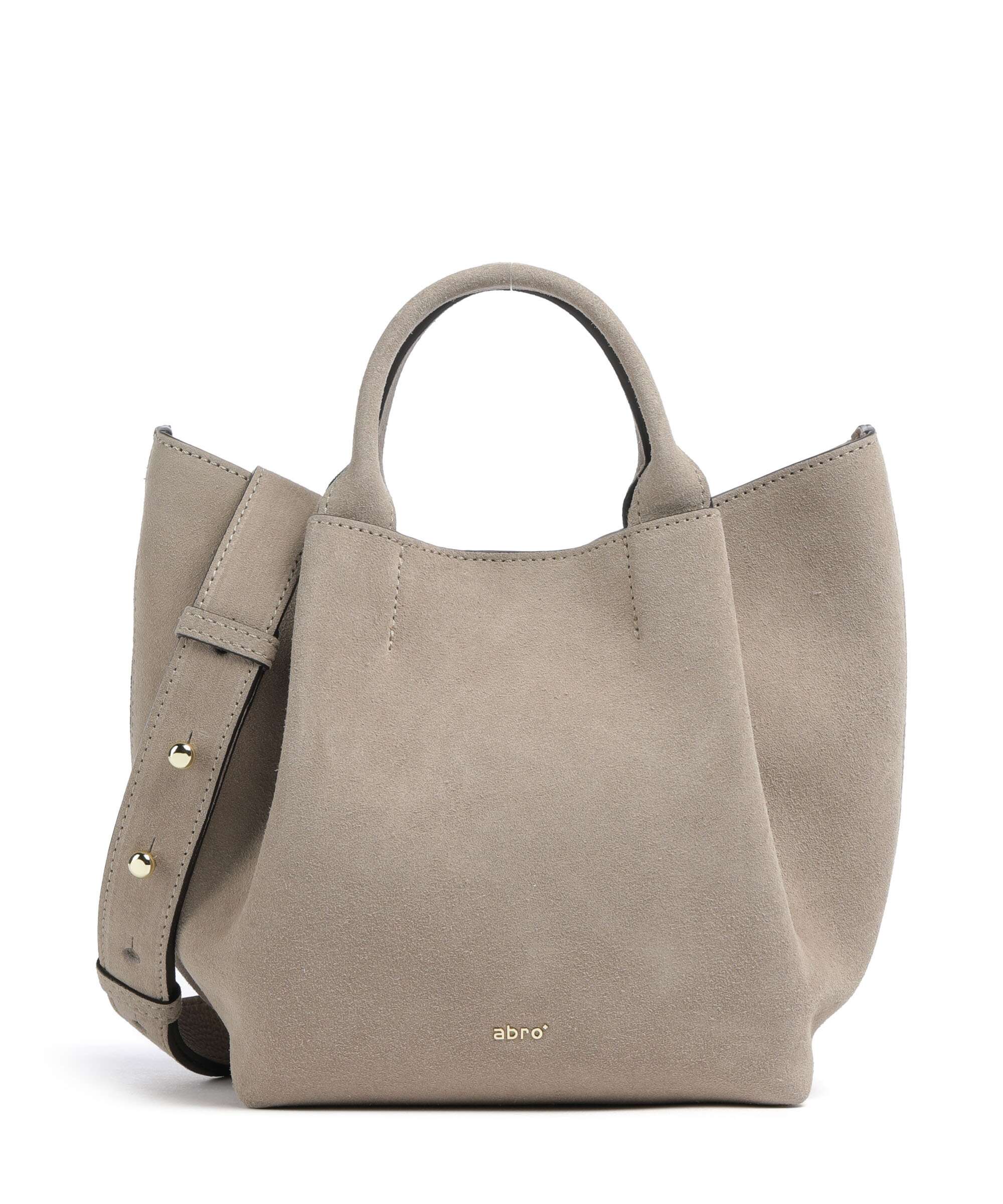 Abro Suede Essential Small Handbag siena