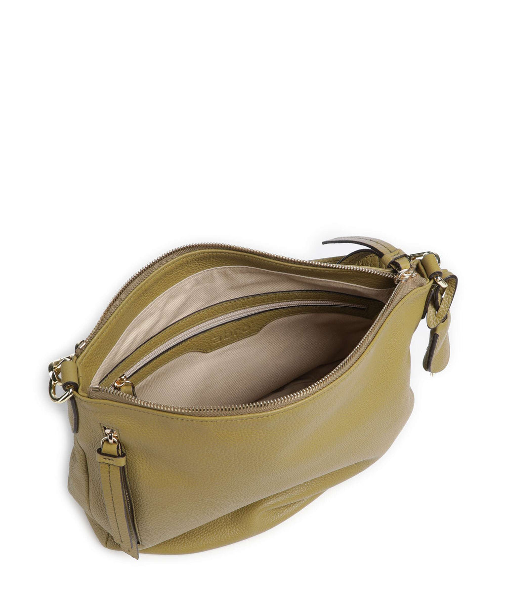Abro Adria Juna Small Hobo bag mud