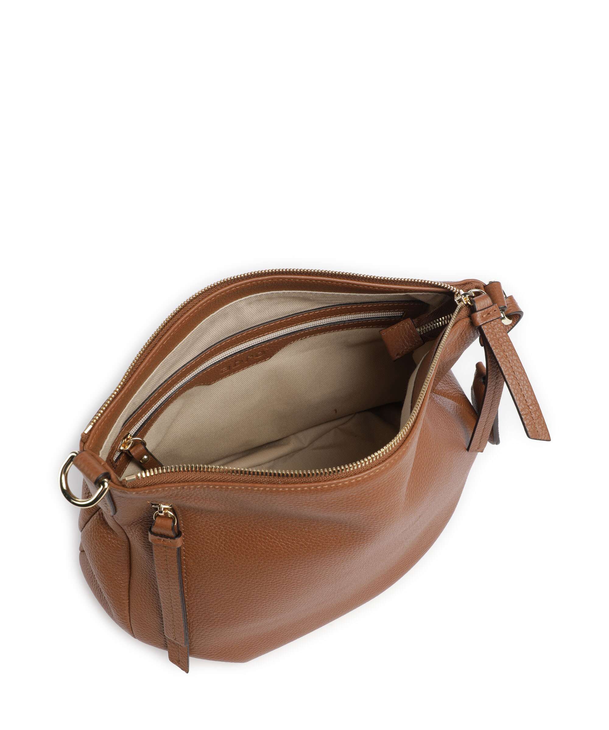 Abro Adria Juna Small Hobo bag caramel/cognac