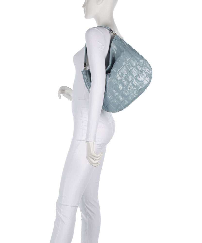 Abro Maxi Cocco Mia Hobo bag sapphire