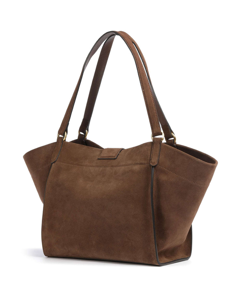 Abro Suede Temi Tote bag wood