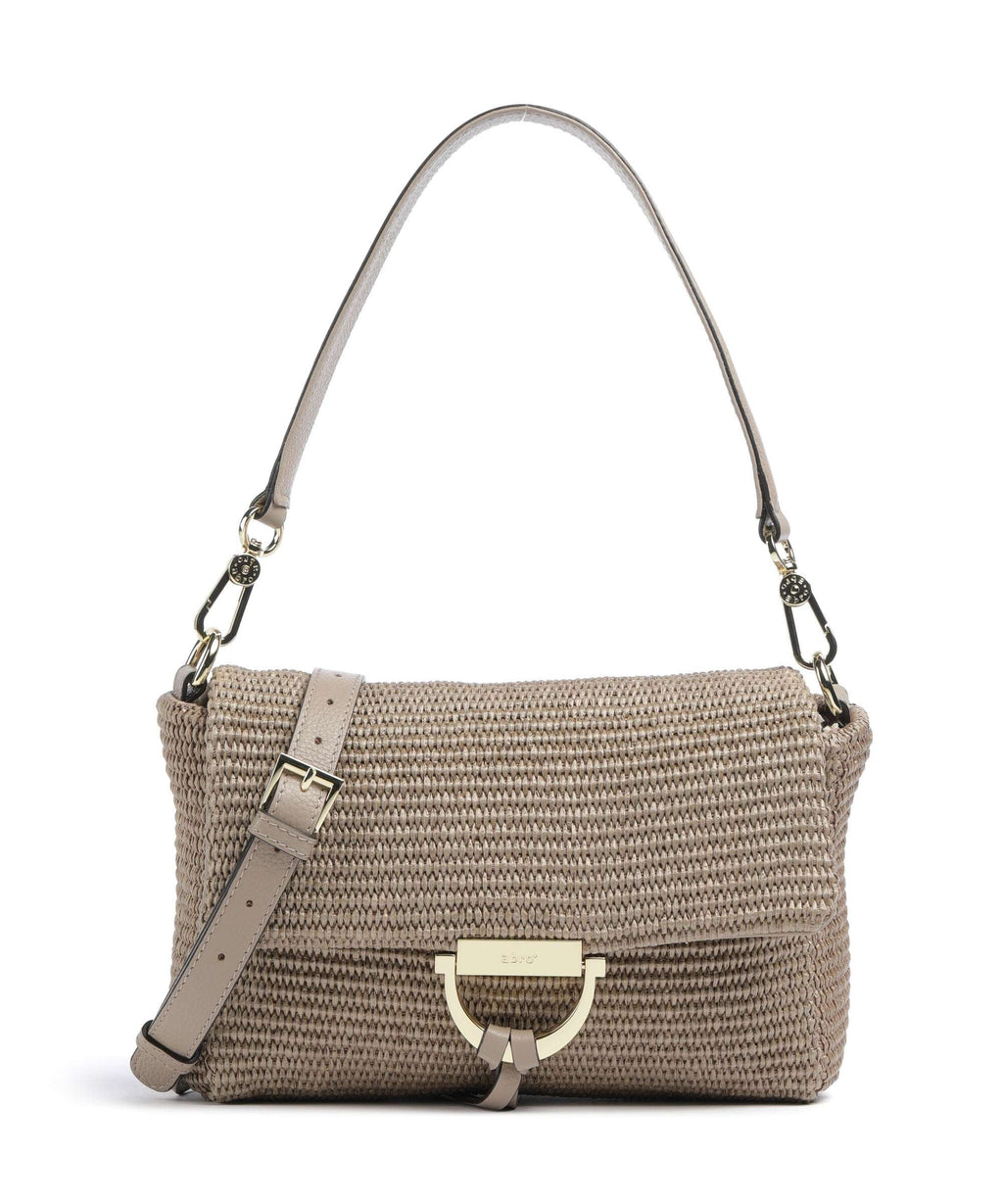 Abro Raffia Classica Temi Shoulder bag siena