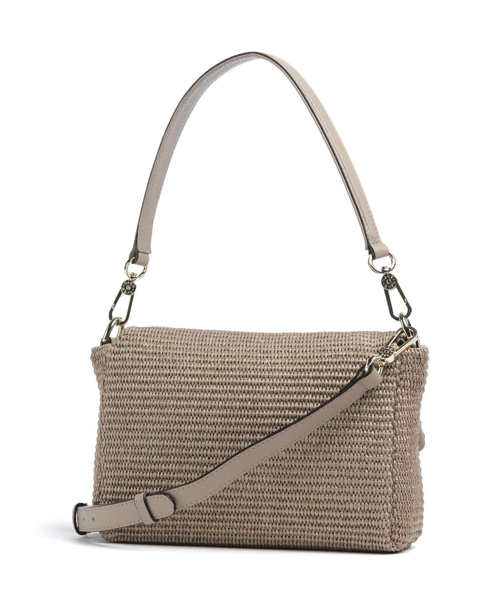 Abro Raffia Classica Temi Shoulder bag siena