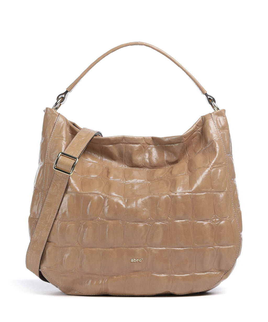Abro Maxxi Cocco Mia Hobo bag cappuccino