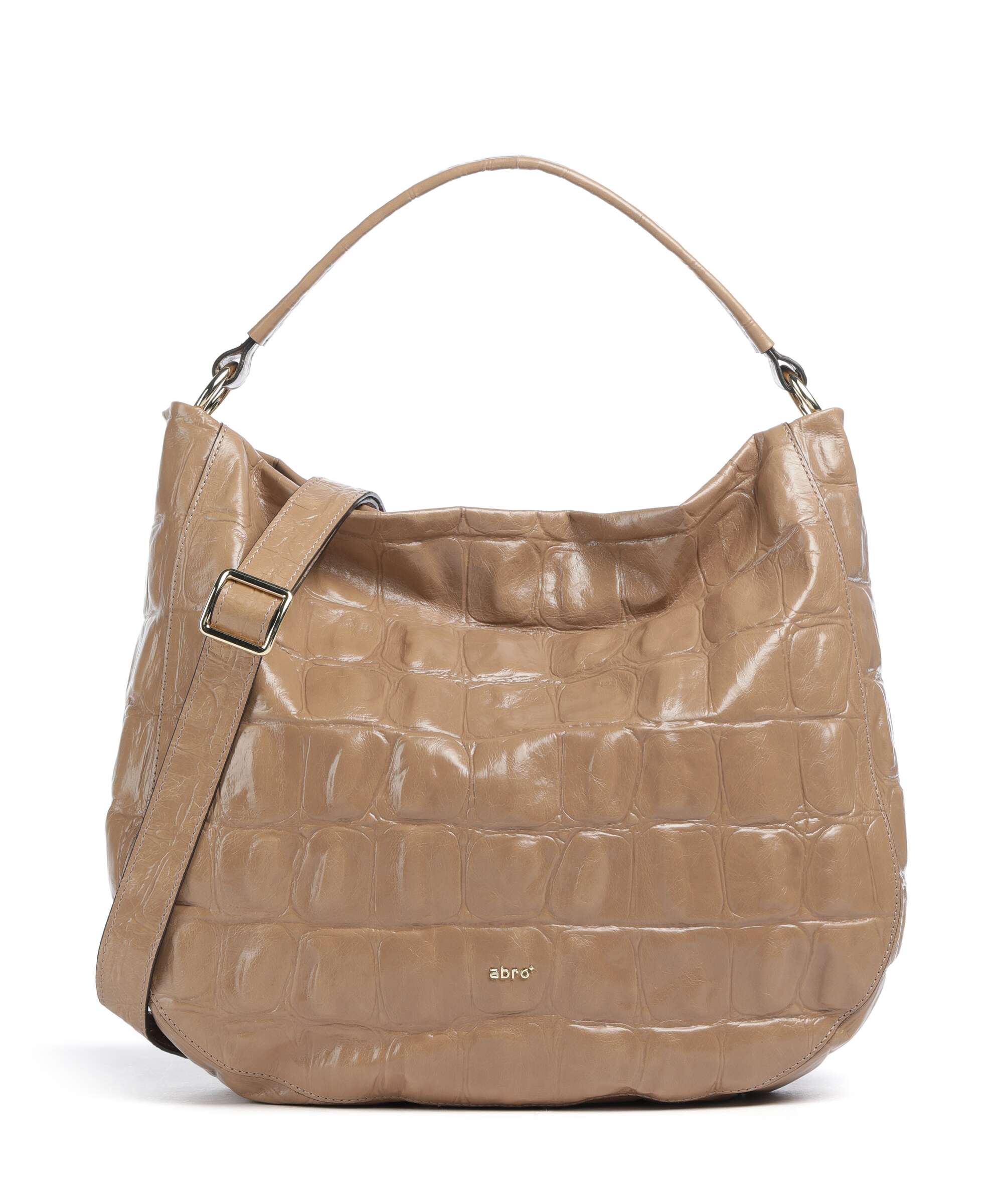Abro Maxxi Cocco Mia Hobo bag cappuccino