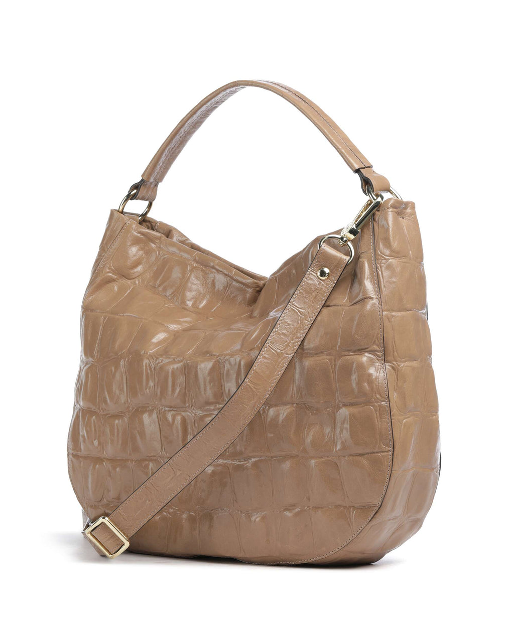 Abro Maxxi Cocco Mia Hobo bag cappuccino