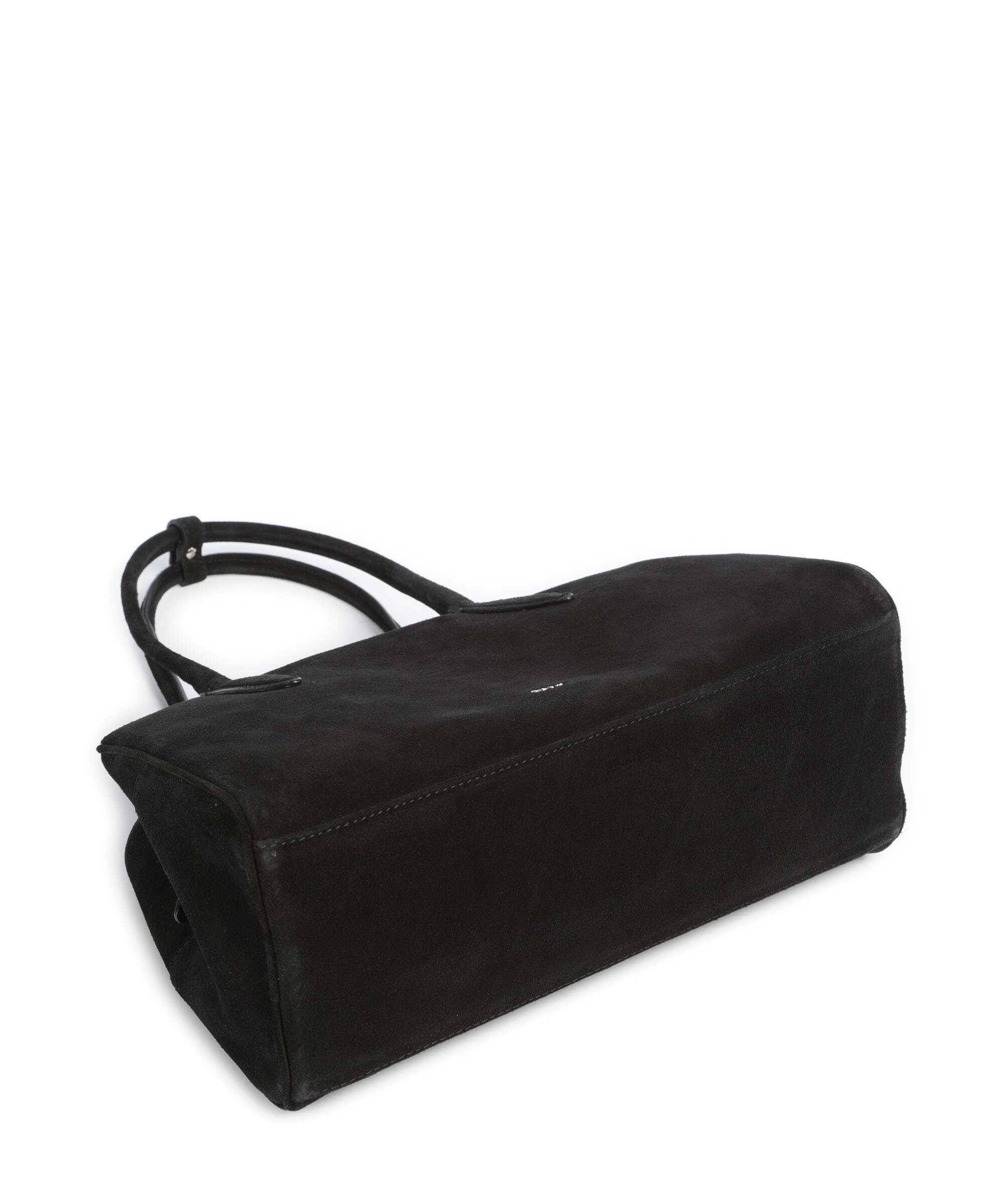 Abro Suede Amara Shoulder bag black/nickel