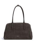 Abro Suede Amara Shoulder bag dark brown