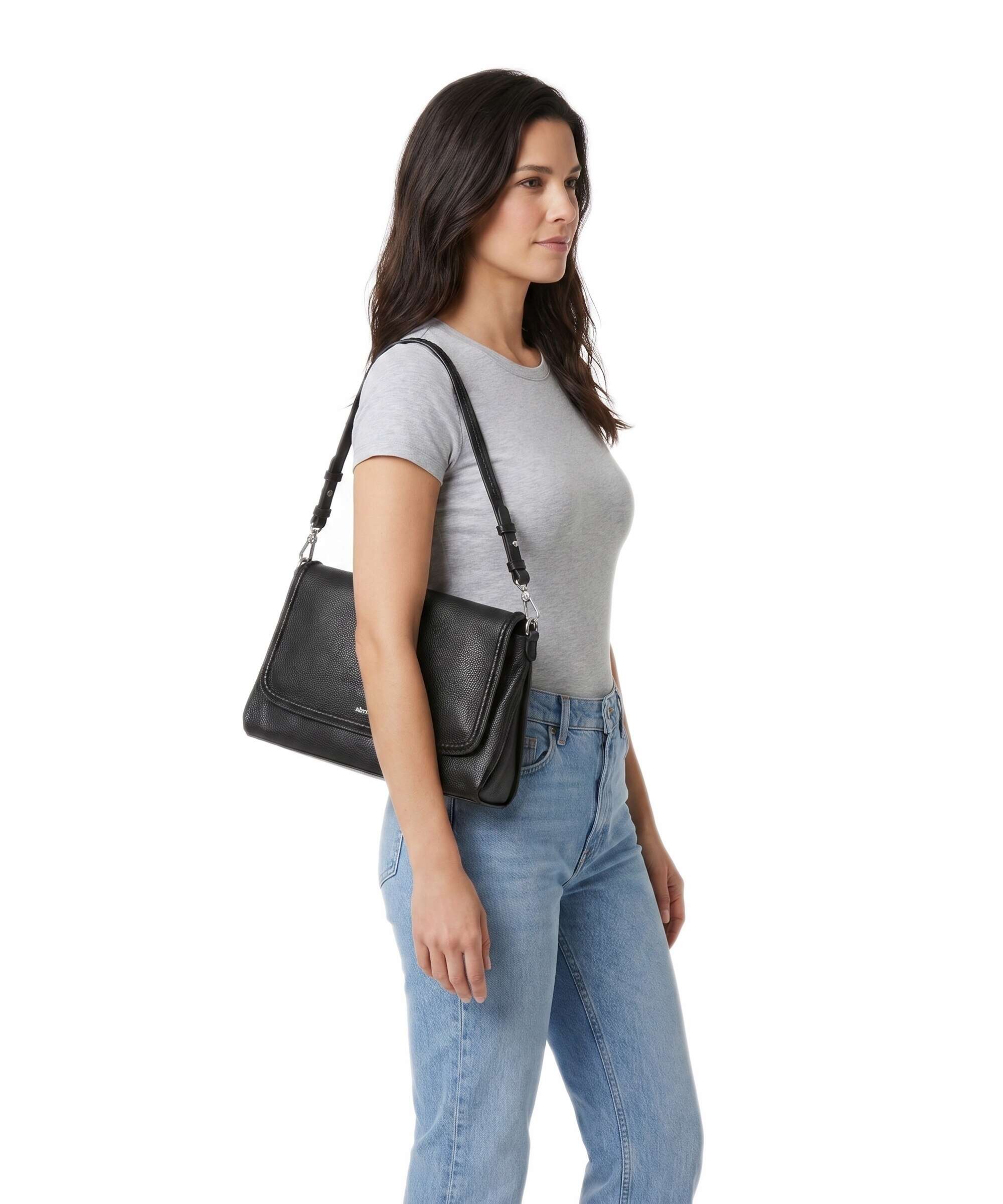 Abro Agave Signature Big Shoulder bag black/nickel