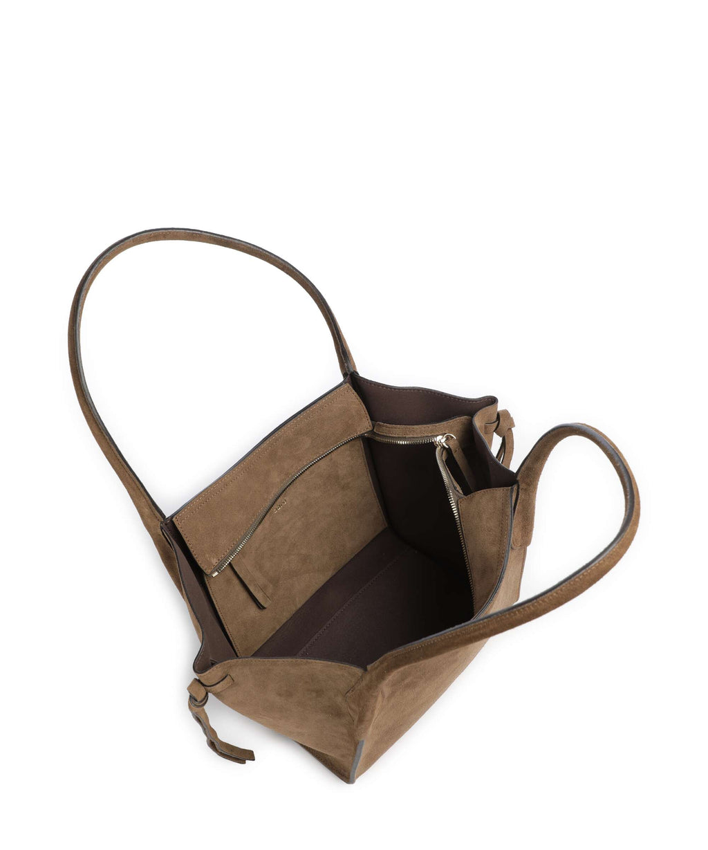 Abro Suede Vibe Small Shoulder bag khaki