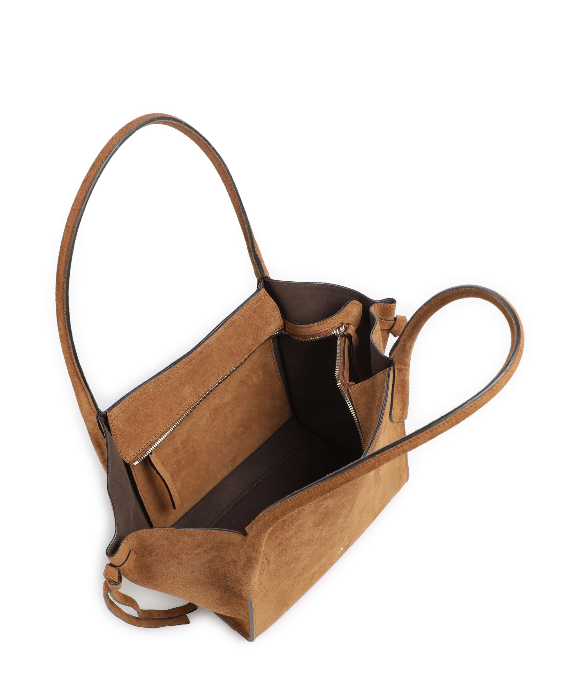 Abro Suede Vibe Small Shoulder bag cuoio