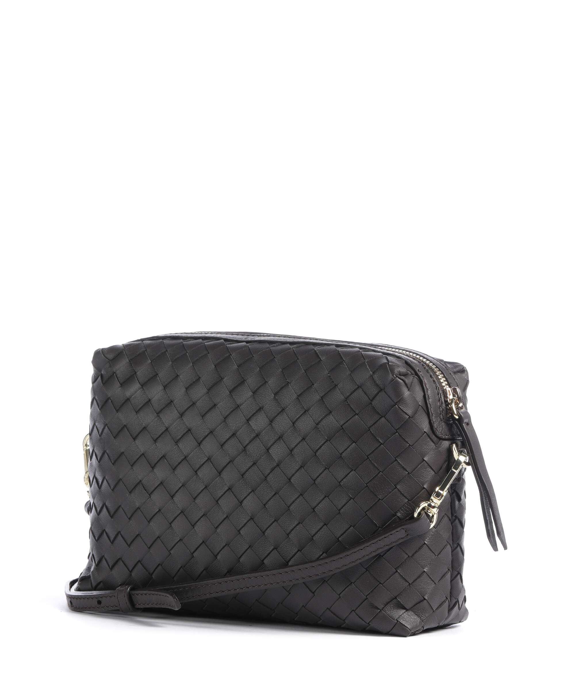 Abro Piuma Opaco Kaia Crossbody bag dark brown