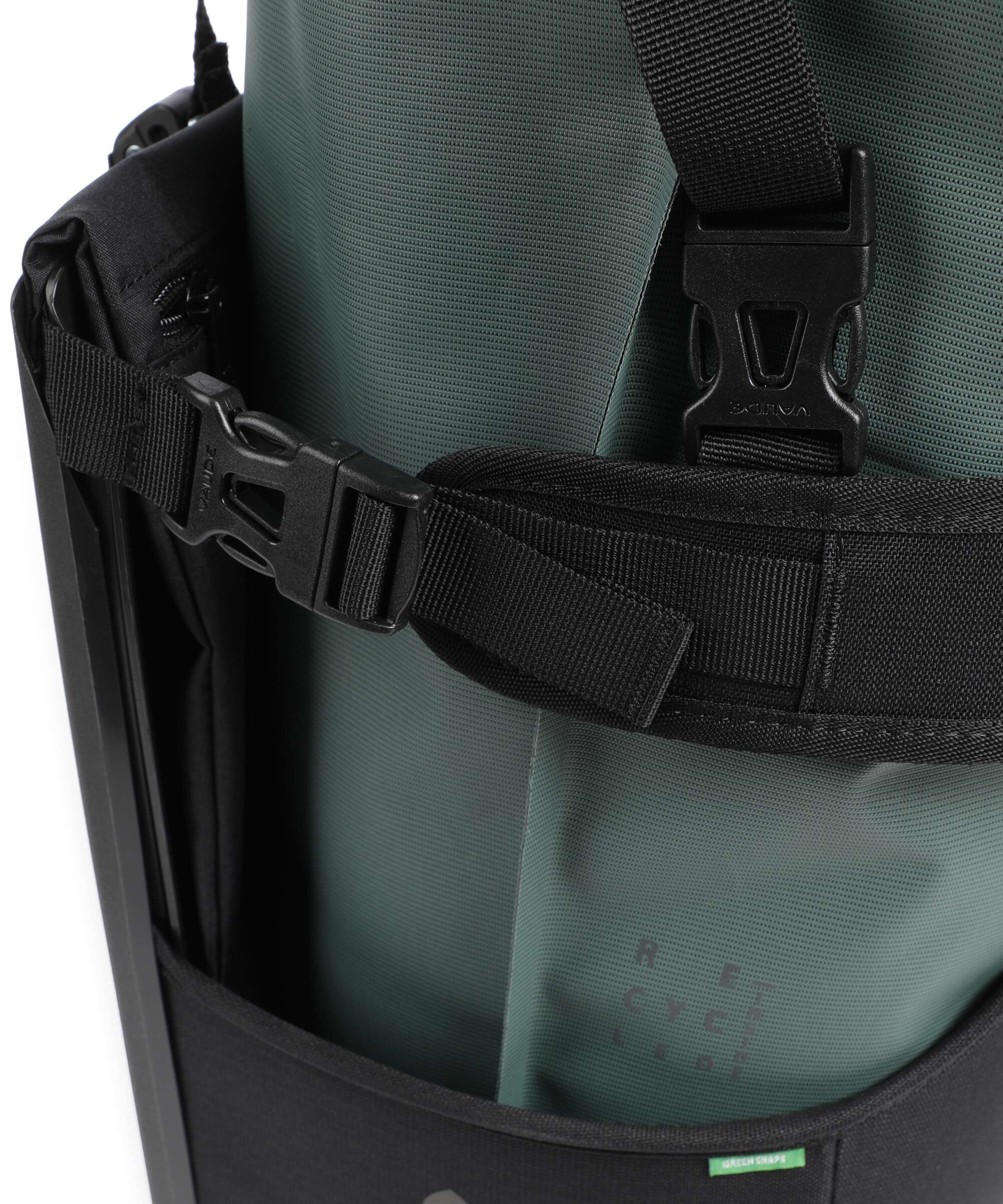 Vaude Urban Cargo Bike pannier dusty forest