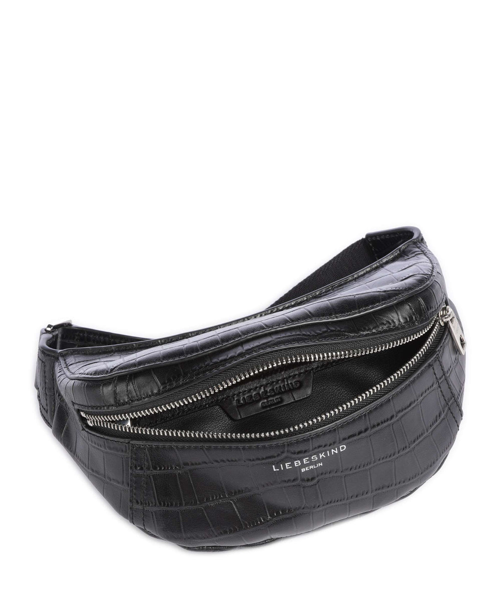 Liebeskind Chudy Croco S Fanny pack black