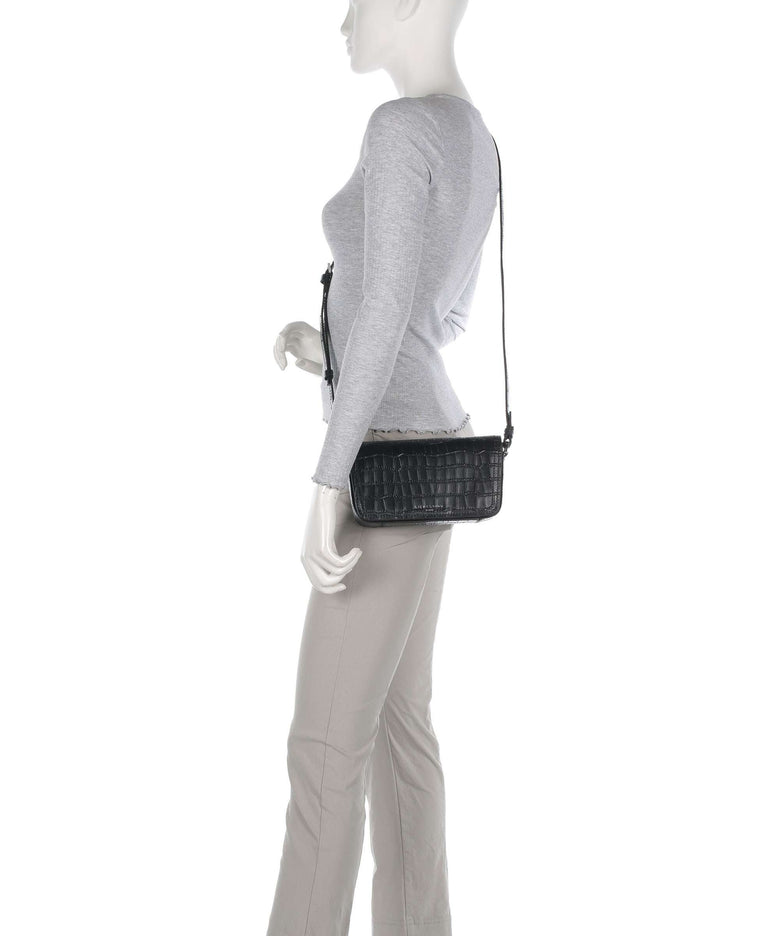 Liebeskind Chudy Croco S Crossbody bag black