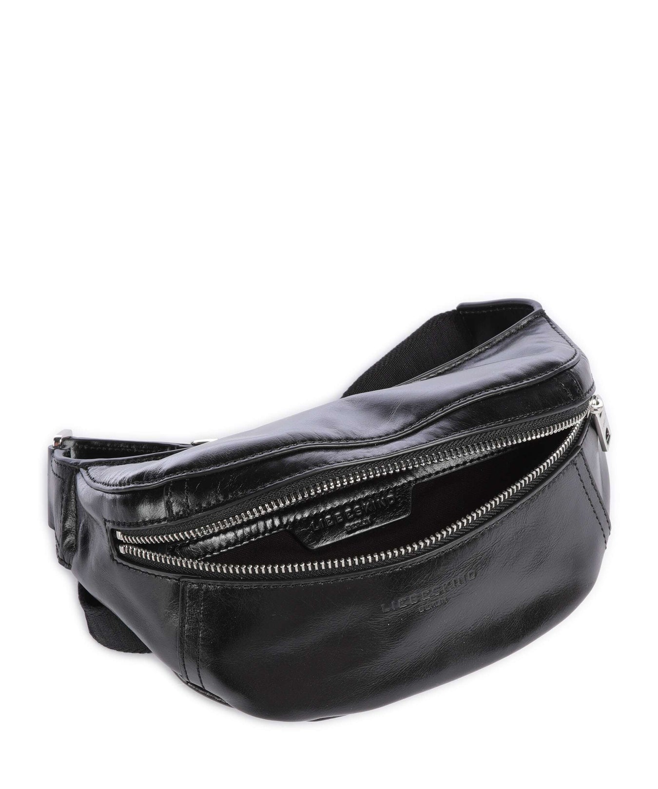 Liebeskind Chudy Paper Touch Crinkle S Fanny pack black