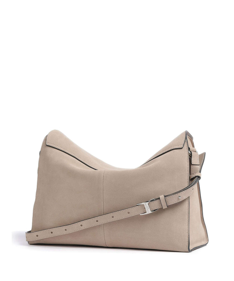 Liebeskind Lora Suede M Crossbody bag stone