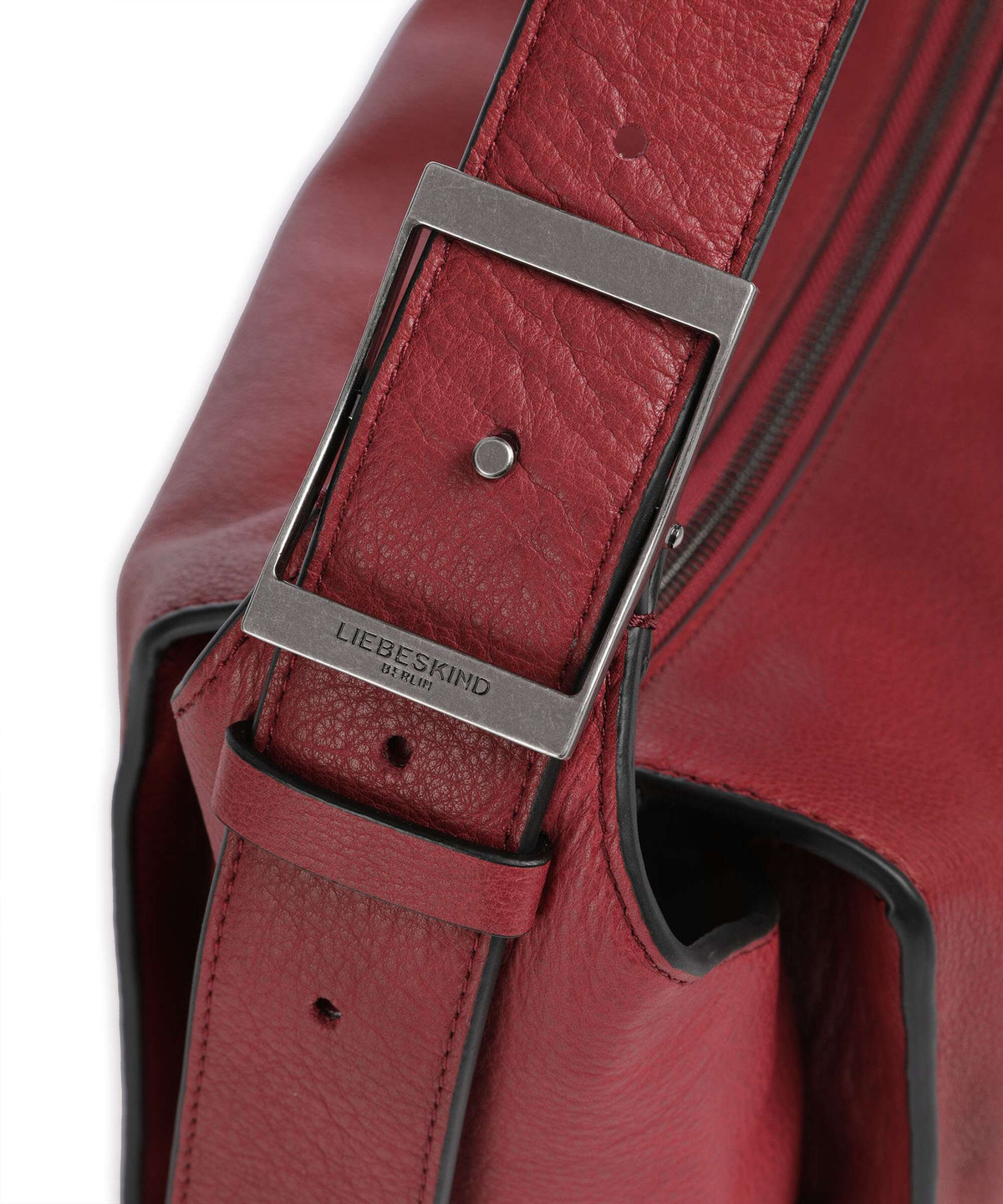 Liebeskind Lou 2 3D Leather M Hobo bag berry