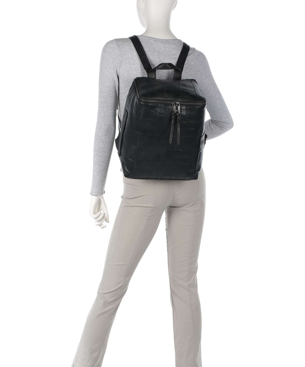 Liebeskind Hera Monogram Sheep Natural M Backpack black