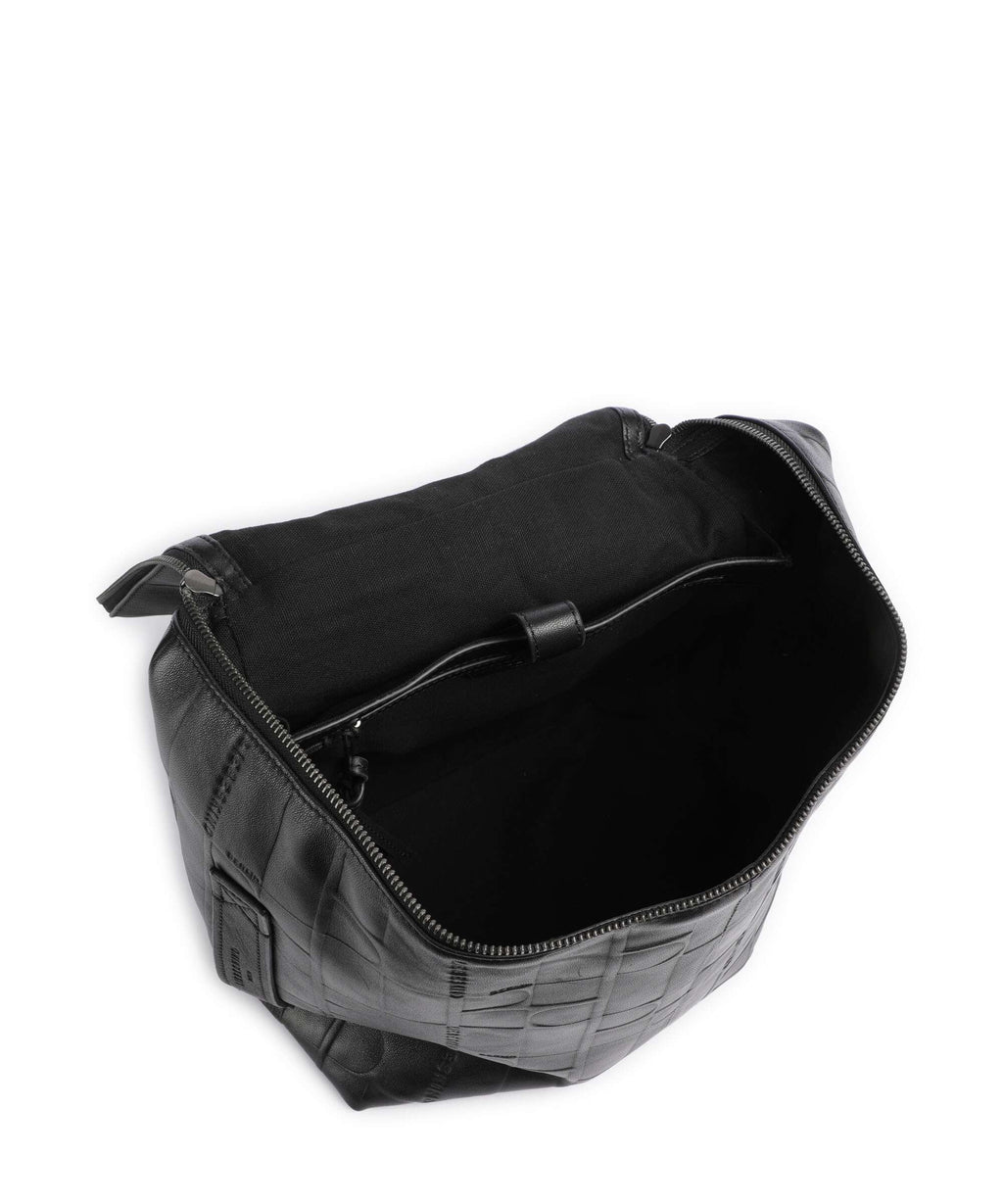 Liebeskind Hera Monogram Sheep Natural M Backpack black