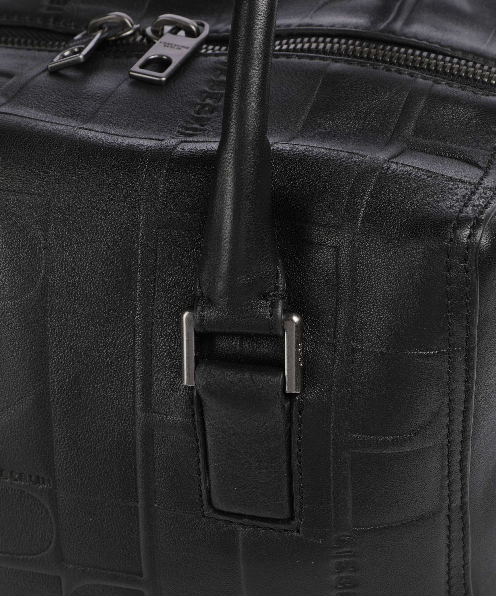 Liebeskind Kayla Monogram Sheep Natural M Handbag black