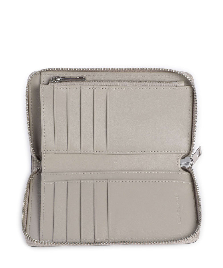 Liebeskind Lila Frieda Sheep Natural Wallet steel