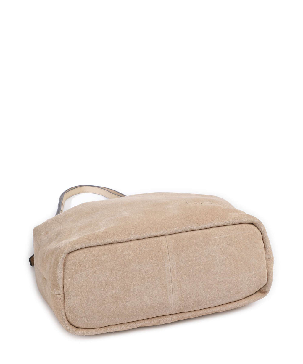 Liebeskind Cloud Suede M Hobo bag sand castle