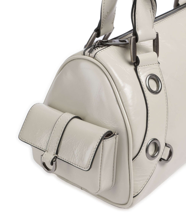 Liebeskind Nika Lack Distressed M Shoulder bag milk