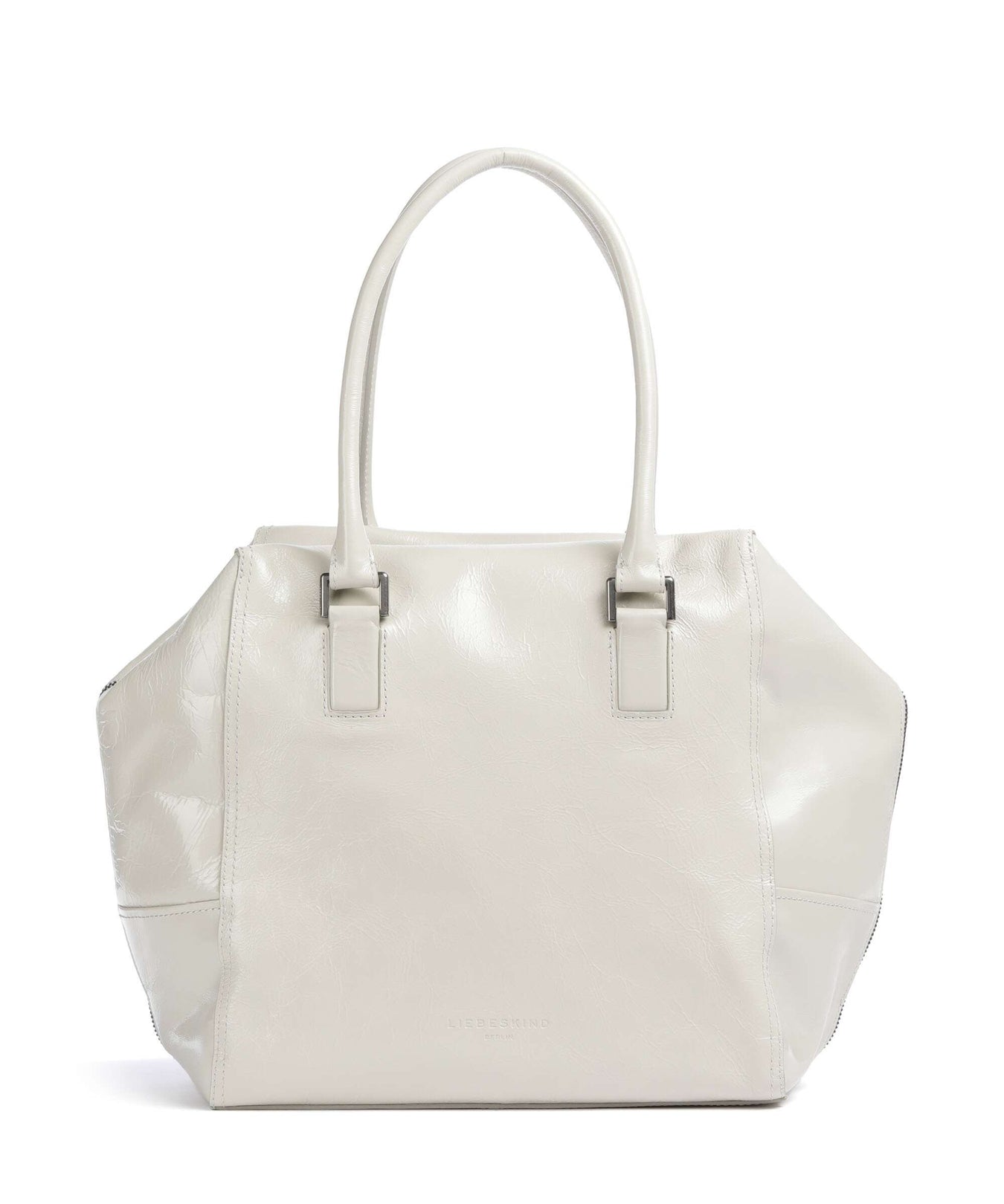 Liebeskind Kayla Lack Distressed M Tote bag milk