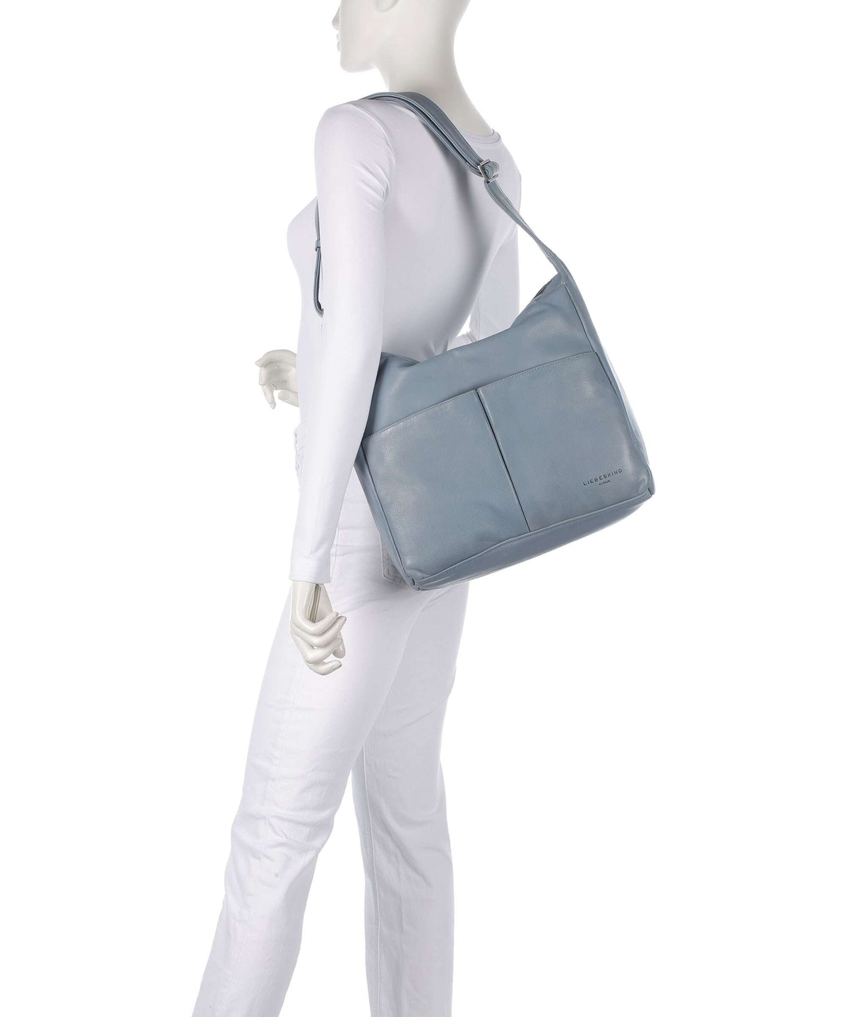 Liebeskind Hera Sheep Natuarl M Hobo bag blue heaven