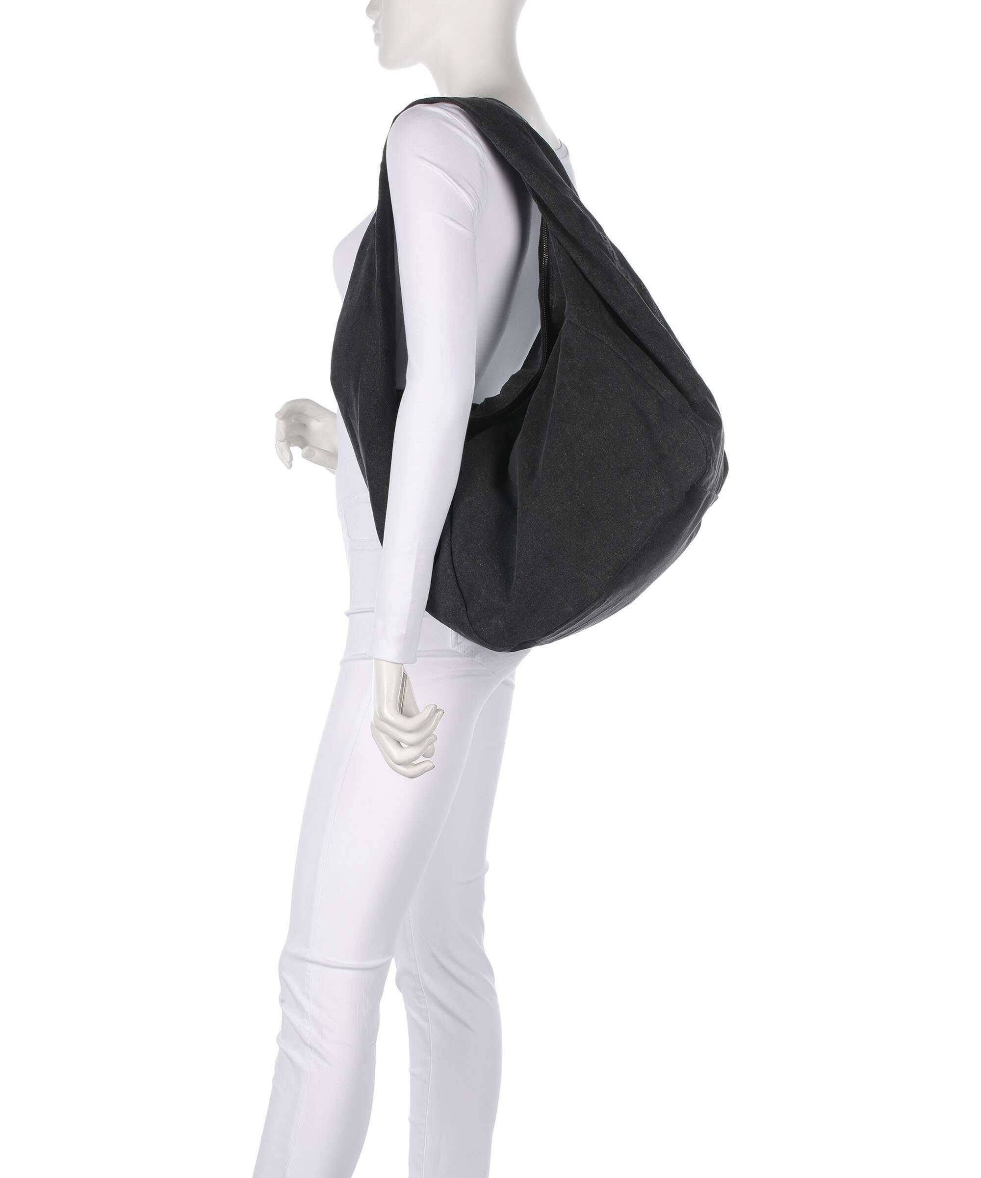 Liebeskind Farrah Denim L Hobo bag black