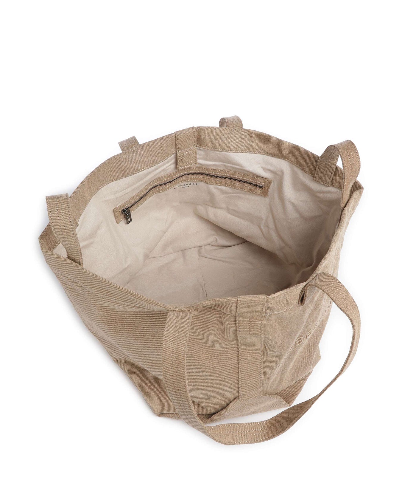 Liebeskind Elvira Denim M Tote bag beige